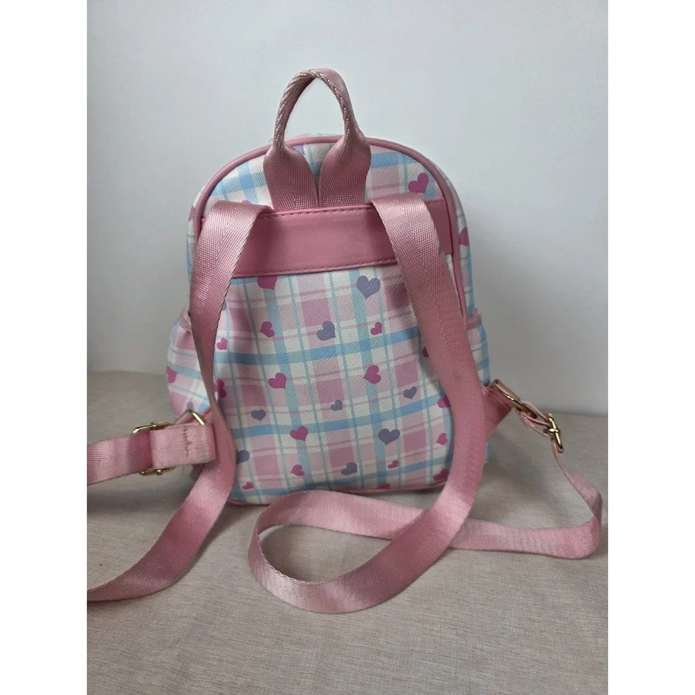 Sanrio Cinnamoroll mini backpack Pink Blue Plaid